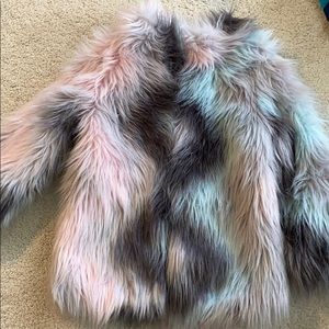 Cat & Jack Girls Faux Fur Jacket